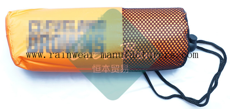 NFCL EVA rainproof poncho draw string cord bag